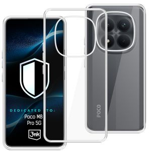 Průhledné pouzdro pro Poco M8 Pro 5G – 3mk HARDY® Vision Case™