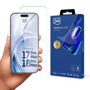 Nerozbitné sklo pro Apple iPhone 17 Pro Max/ 18 Pro Max - 3mk FlexibleGlass Pro