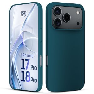 Silikonové pouzdro pro Apple iPhone 17 Pro/ 18 Pro - 3mk HARDY® Mellow Case™ Green