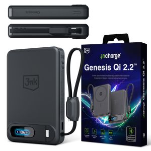 Powerbank 10 000 mAh s MagSafe USB-C PD45W 3mk Genesis™ Black