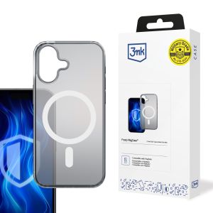 Pouzdro na Apple iPhone 16 Plus - 3mk Frosty MagCase White