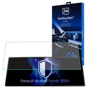 Matná ochranná fólie na displej přístrojového štítu pro Renault Austral Iconic 2025- - 3mk TechWrap Matte Cluster™