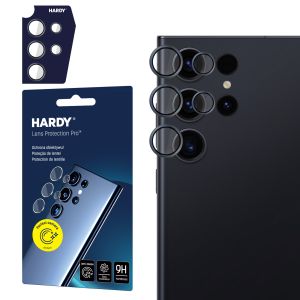 Ochrana objektivu na Samsung Galaxy S23 Ultra - HARDY Lens Protection Pro Black
