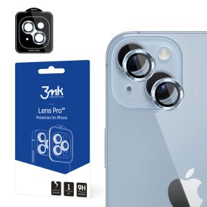 Tvrzené sklo na objektiv fotoaparátu pro Apple iPhone 14 Plus - 3mk Lens Protection Pro Sierra Blue