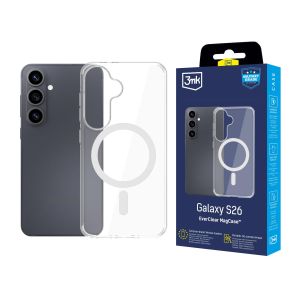Pancéřové pouzdro s MagSafe na Samsung Galaxy S26 - 3mk EverClear MagCase