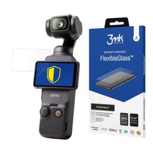 Hybridní nerozbitné sklo na DJI Osmo Pocket 3 - 3mk FlexibleGlass™