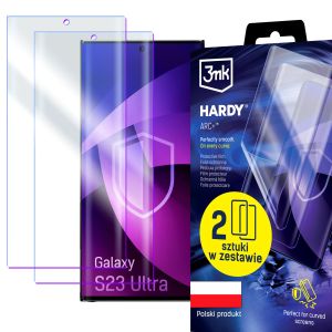 2x Ochranná fólie na Samsung Galaxy S23 Ultra - 3mk HARDY® ARC+