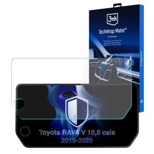 Matná ochranná fólie na displej navigace pro Toyota RAV4 V 2019- – 3mk TechWrap Matte™ Center Display