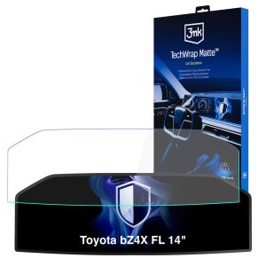 Matná ochranná fólie na displej přístrojového štítu pro Toyota bZ4X FL 14" 2025- - 3mk TechWrap Matte Cluster™