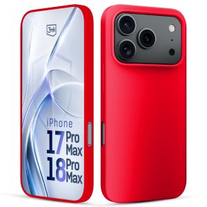 Silikonové pouzdro pro Apple iPhone 17 Pro Max/ 18 Pro Max - 3mk HARDY® Mellow Case™ Red