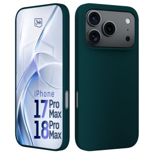 Silikonové pouzdro pro Apple iPhone 17 Pro Max/ 18 Pro Max - 3mk HARDY® Mellow Case™ Dark Green