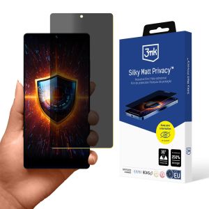 Fólie pro soukromí na Samsung Galaxy S25 Ultra - 3mk Silky Matt Privacy