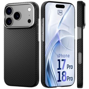 Pouzdro z aramidového vlákna s MagSafe na Apple iPhone 17 Pro/ 18 Pro - 3mk HARDY® Aramid MagCase™