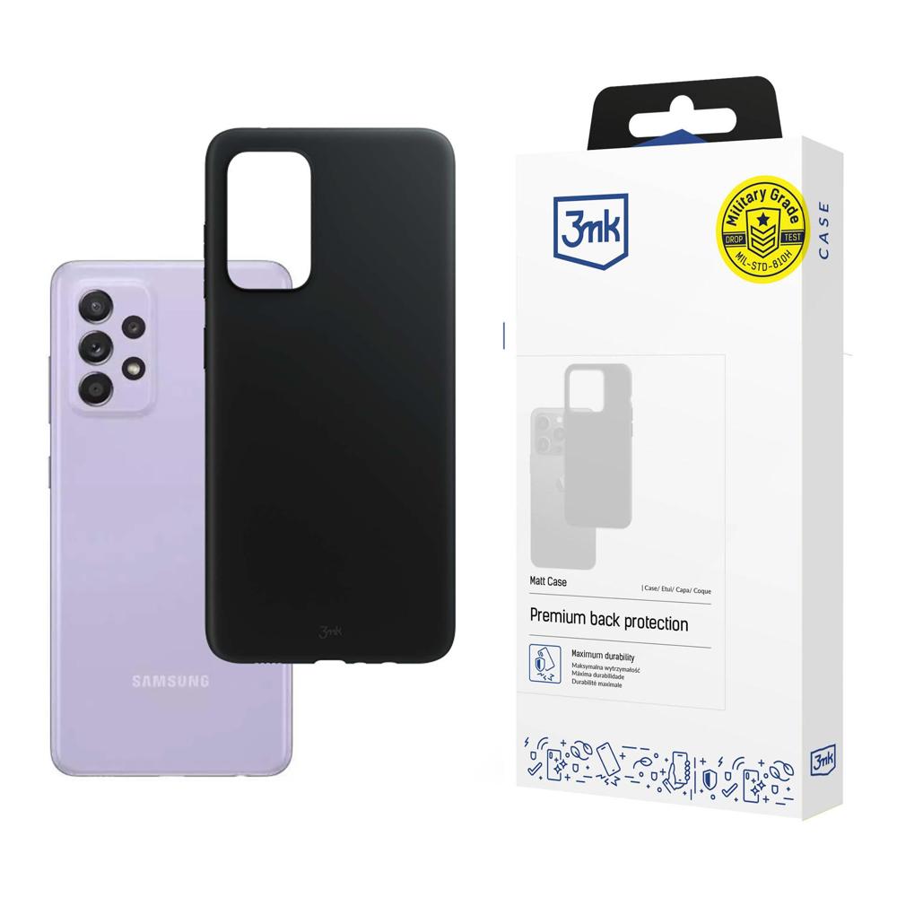 Pouzdro na Samsung Galaxy A52 4G/5G A52s 5G - 3mk Matt Case Černá