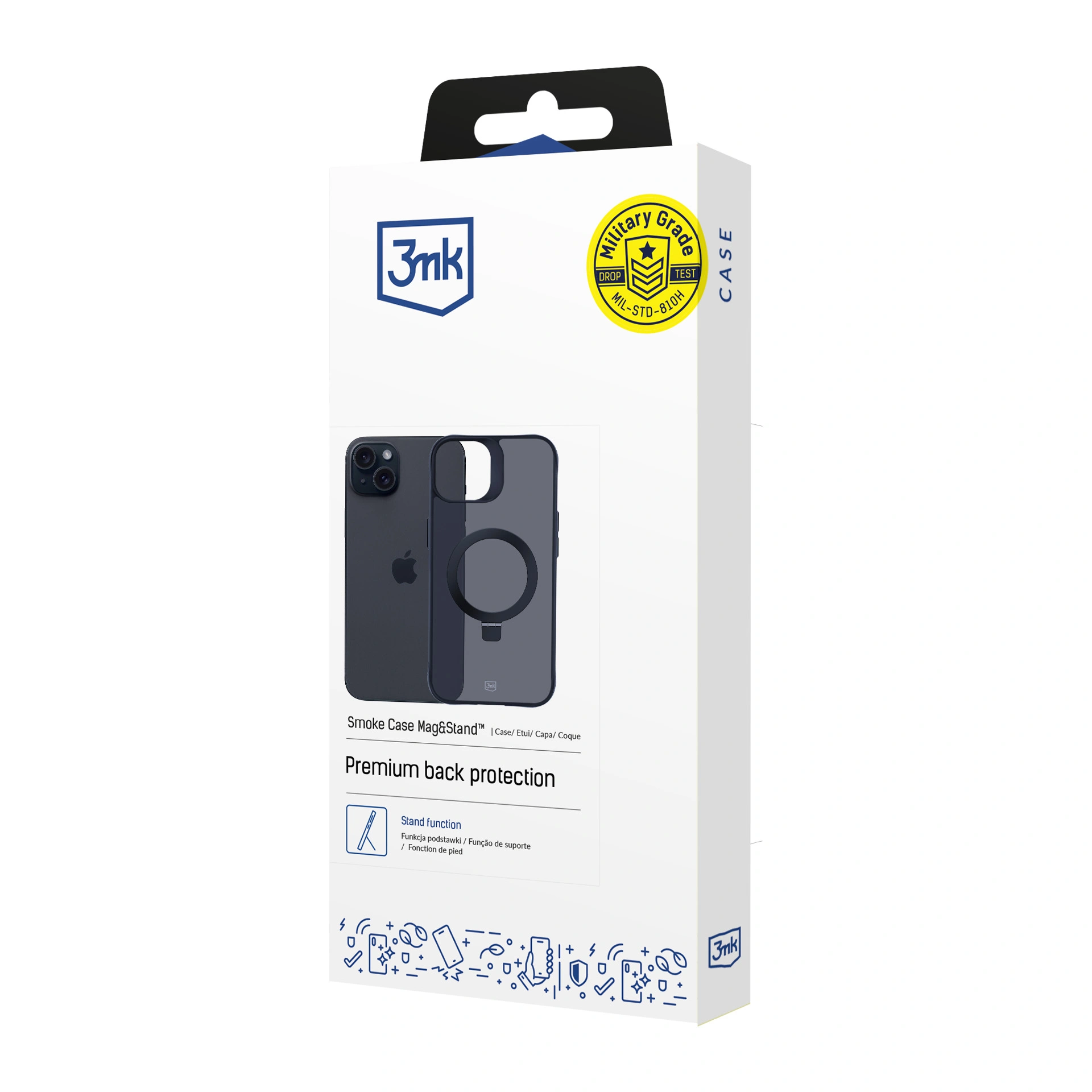 Packshot 3mk Smoke Case Mag&Stand™