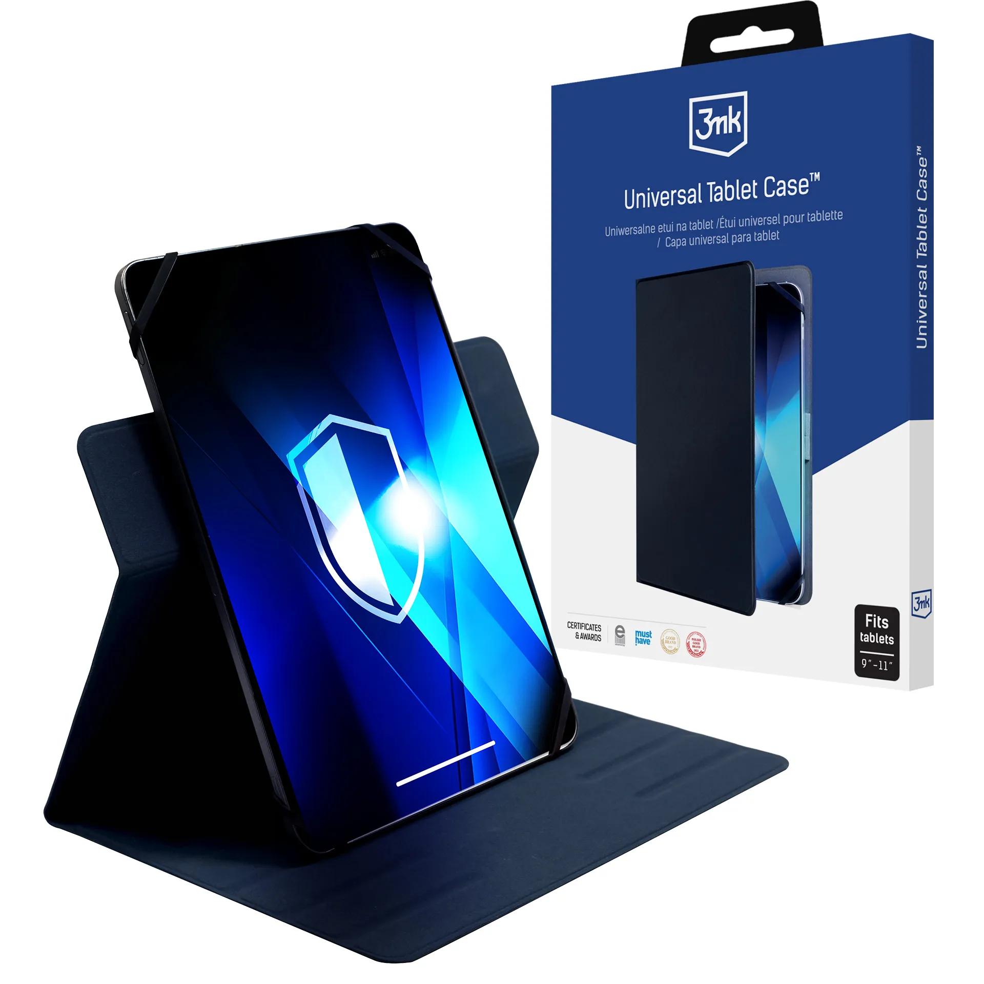Uniwersální pouzdro na tablet 9-11'' - 3mk Universal Tablet Case Black
