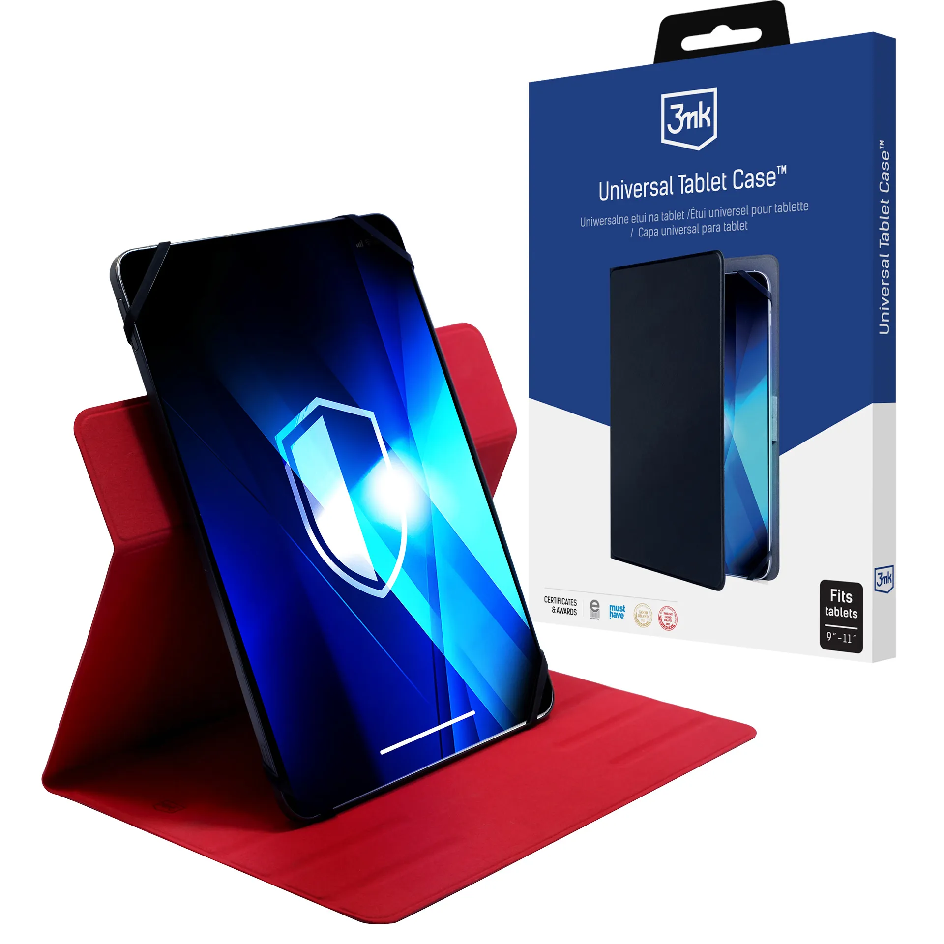 Uniwersální pouzdro na tablet 9-11'' - 3mk Universal Tablet Case Black