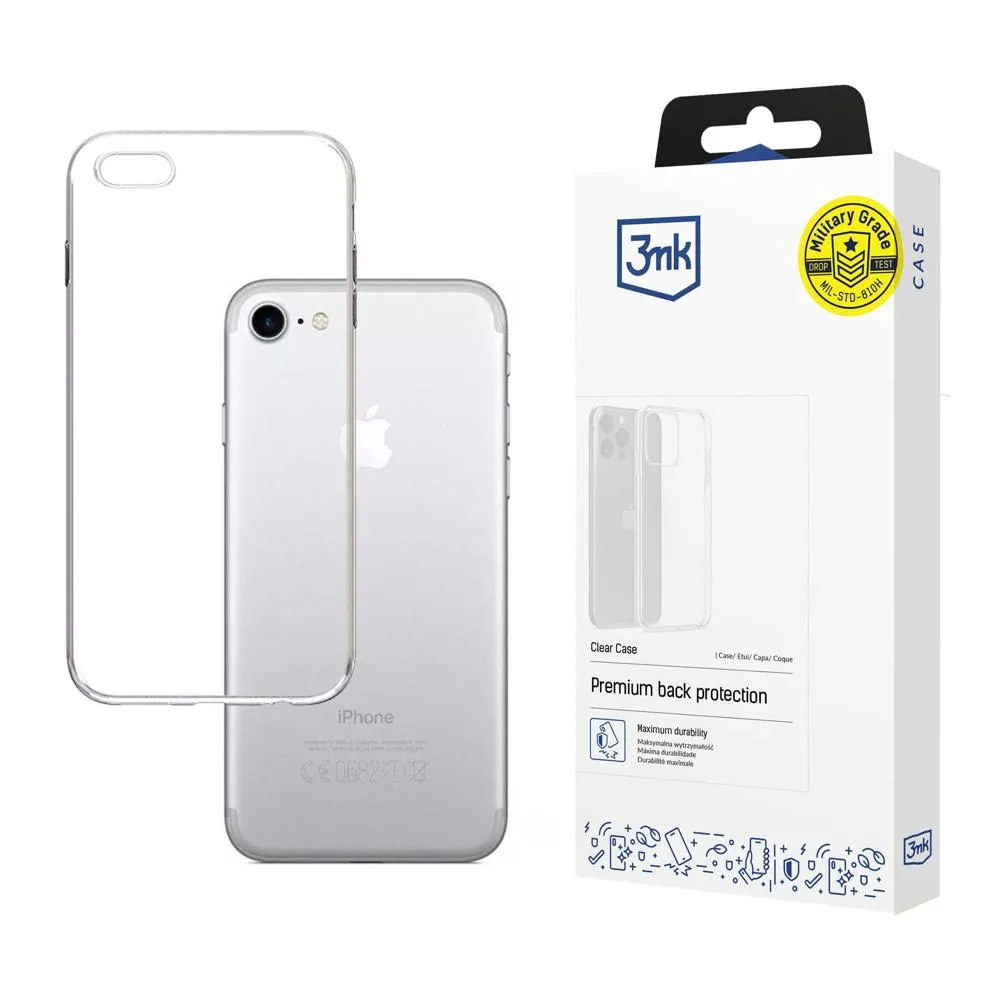 Pouzdro na Apple iPhone 7/8/SE 2020/2022 - 3mk Clear Case