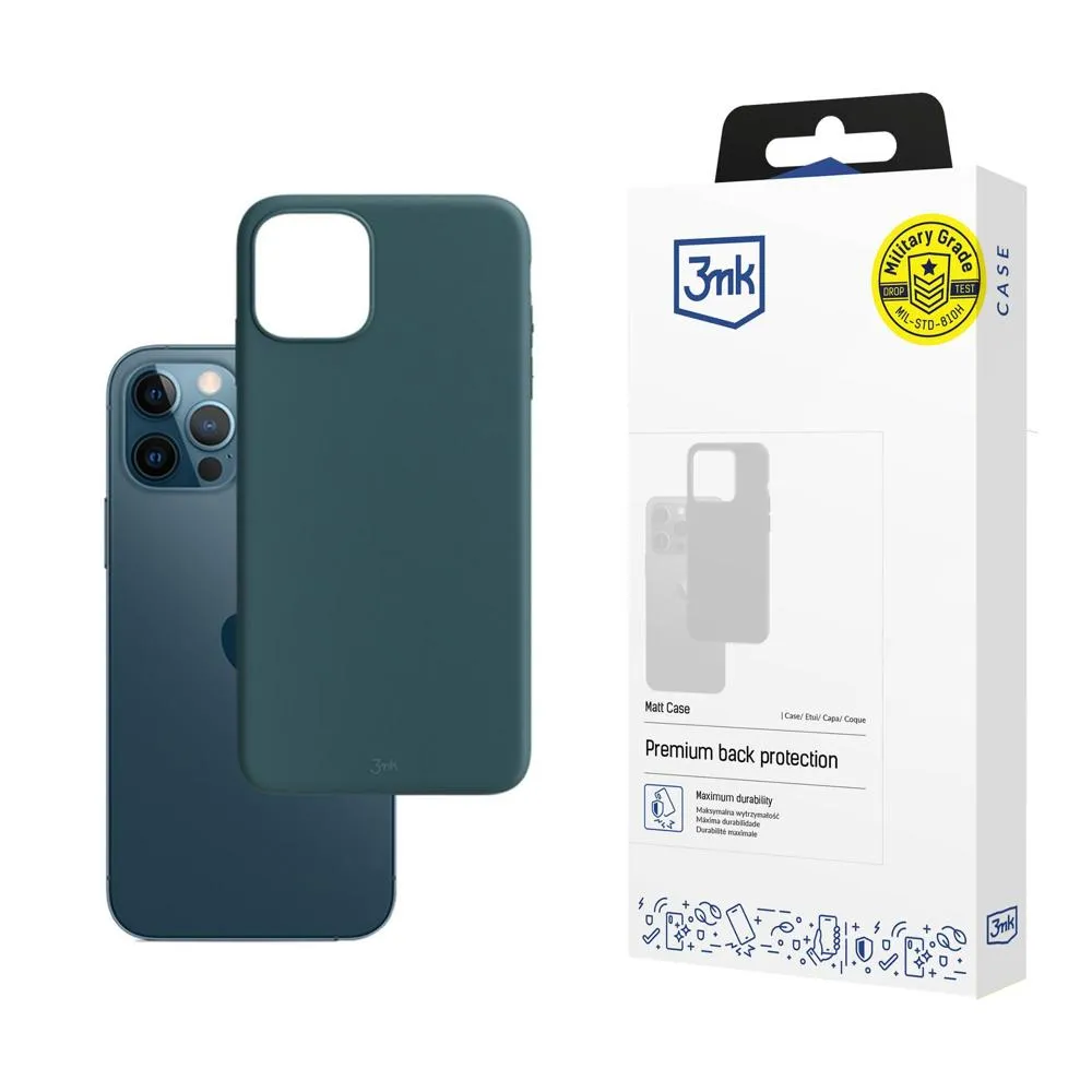 Pouzdro na Apple iPhone 12/12 Pro - 3mk Matt Case Lovage