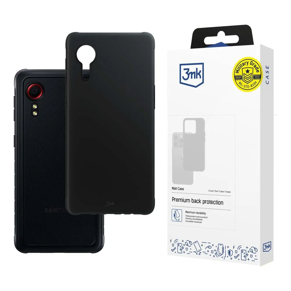 Pouzdro na Samsung Galaxy Xcover 5 - 3mk Matt Case Černá