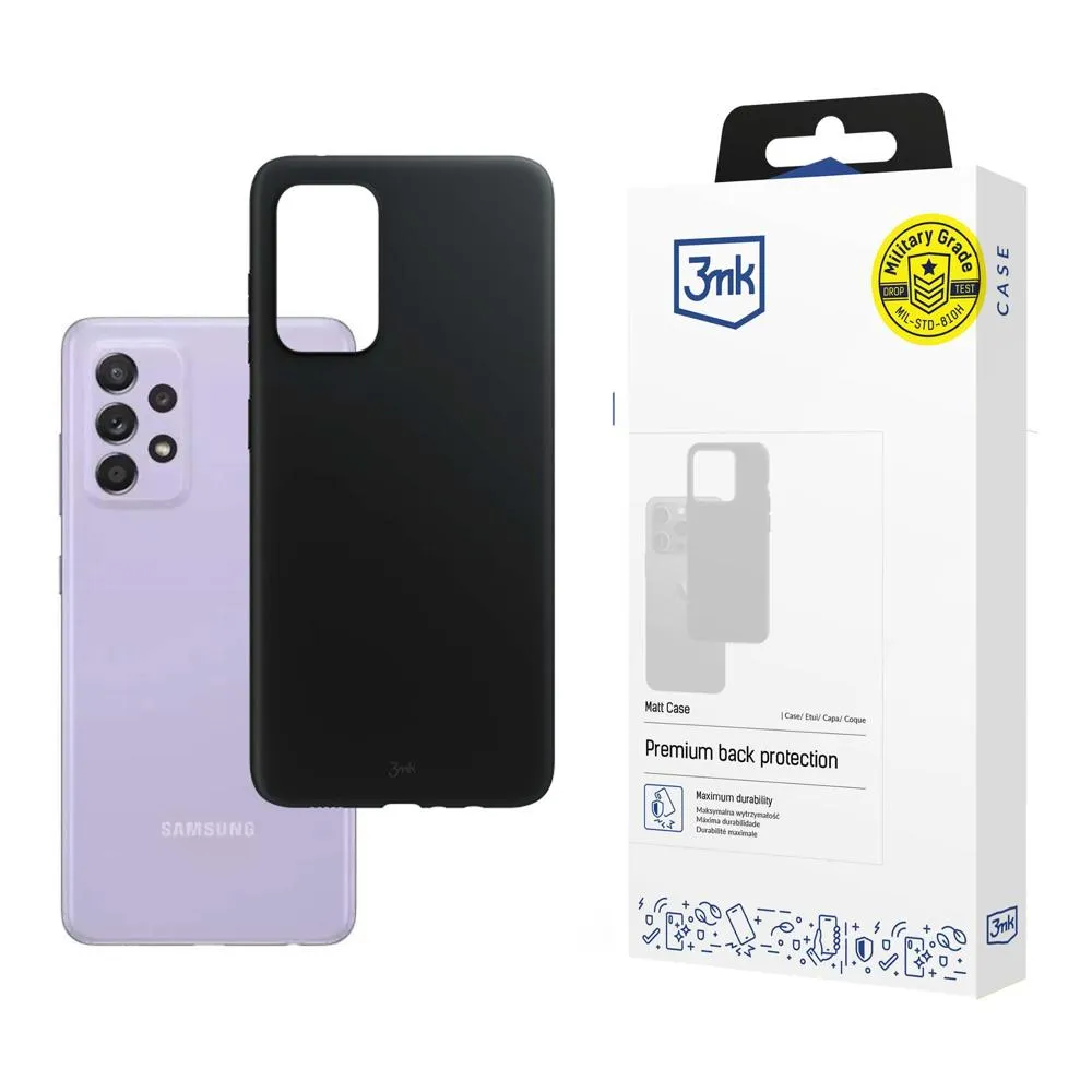 Pouzdro na Samsung Galaxy A52 4G/5G A52s 5G - 3mk Matt Case Černá