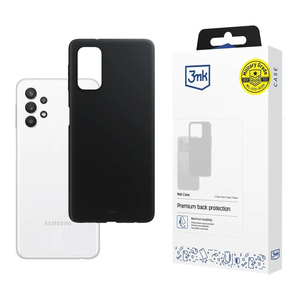 Pouzdro na Samsung Galaxy A32 5G - 3mk Matt Case Černá