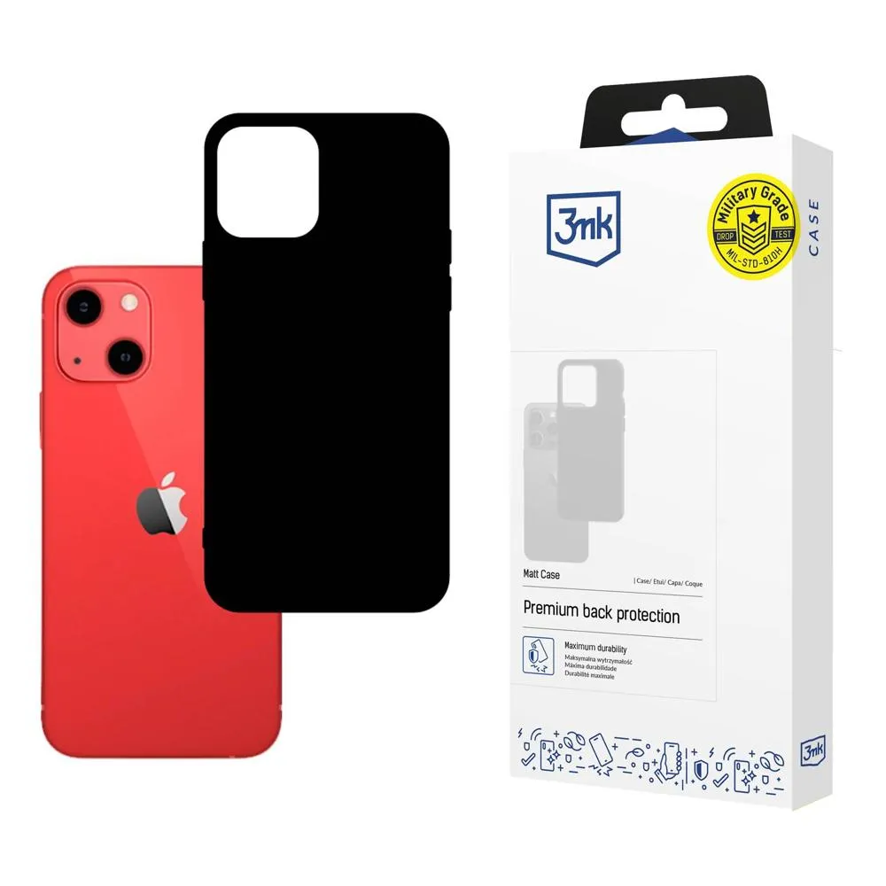 Pouzdro na Apple iPhone 13 - 3mk Matt Case Černá