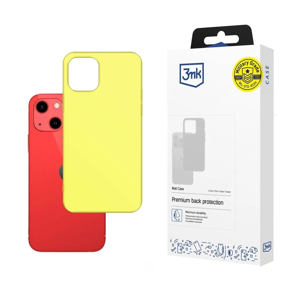 Pouzdro na Apple iPhone 13 - 3mk Matt Case Lime
