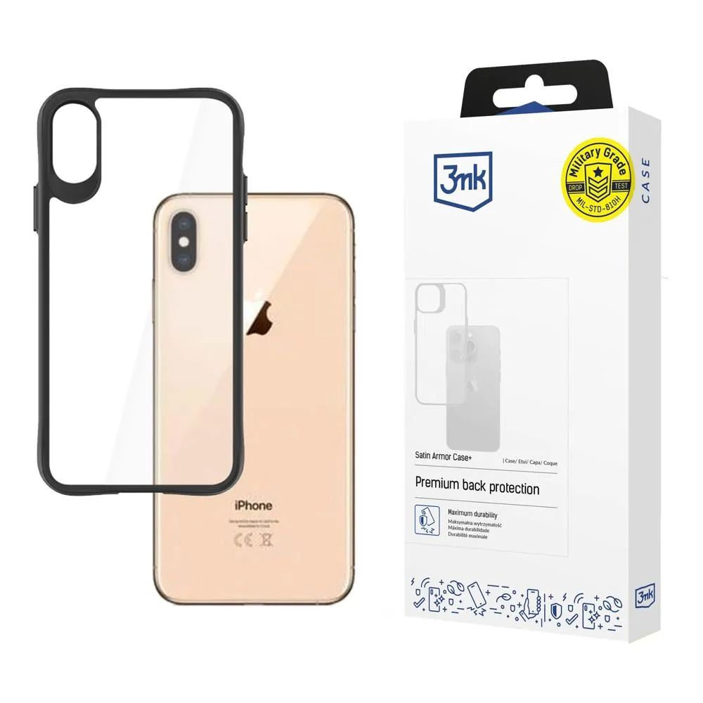 Pouzdro na Apple iPhone Xs Max - 3mk Satin Armor Case+