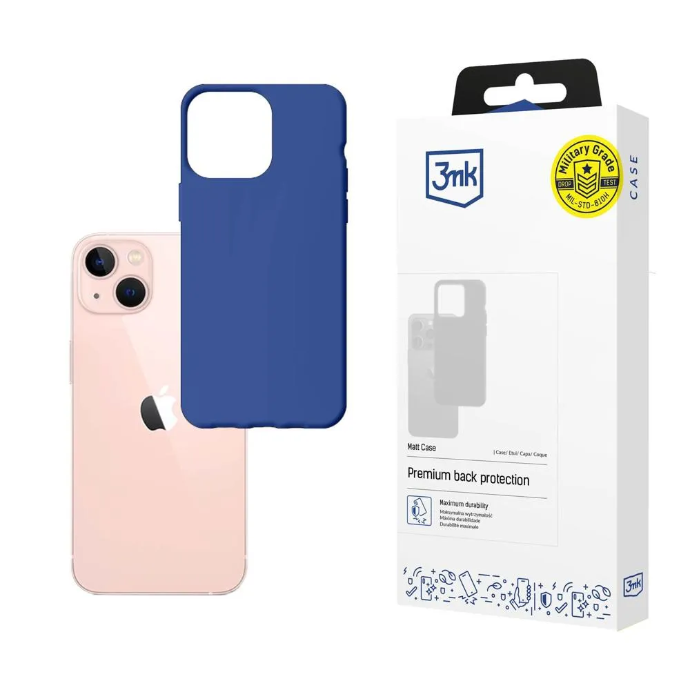 Pouzdro na Apple iPhone 14 - 3mk Matt Case Blueberry