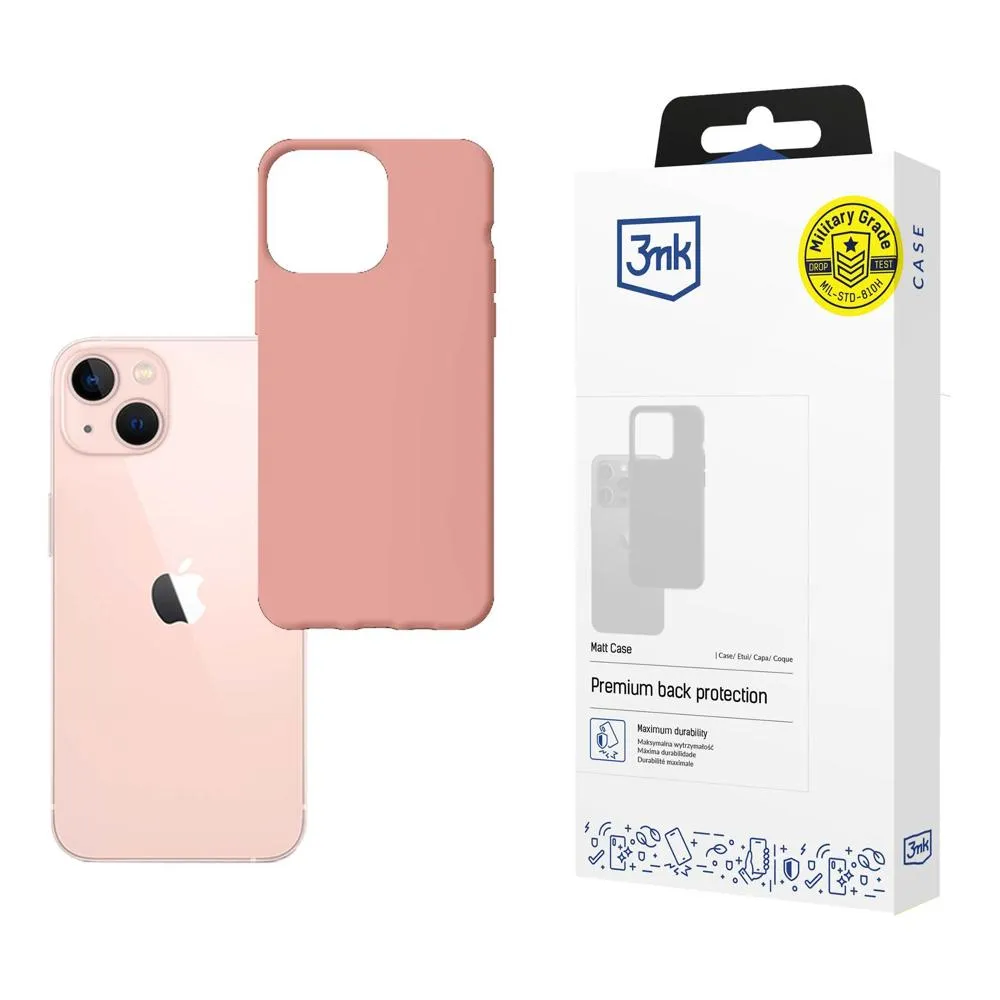 Pouzdro pro Apple iPhone 14 - 3mk Matt Case Lychee