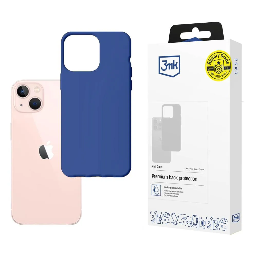 Pouzdro na Apple iPhone 14 Plus - 3mk Matt Case Blueberry