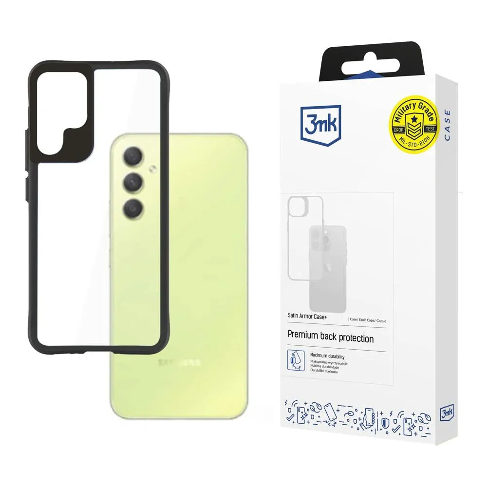 Pouzdro na Samsung Galaxy A34 5G - 3mk Satin Armor Case+