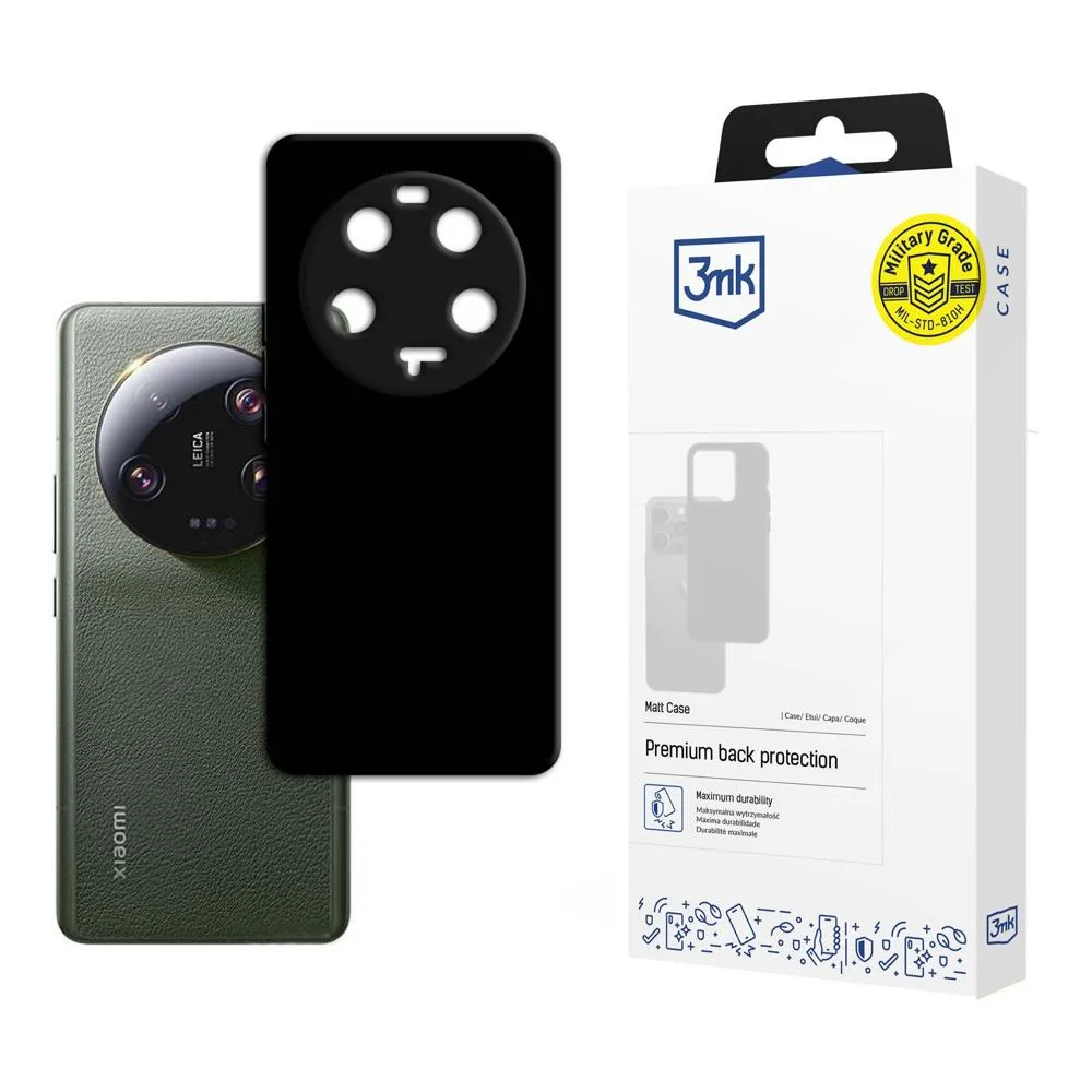 Pouzdro na Xiaomi 13 Ultra 5G - 3mk Matt Case Černá