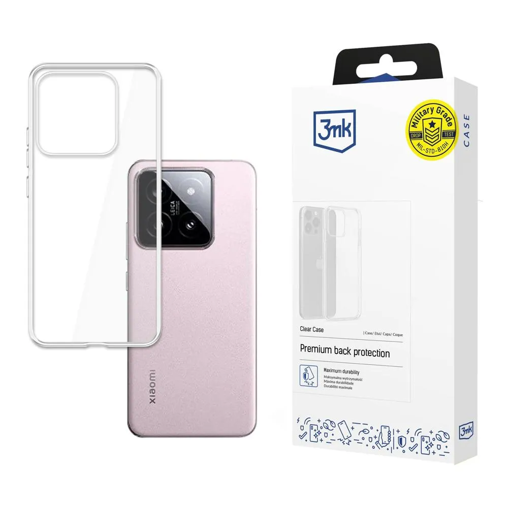 Pouzdro na Xiaomi 14 - 3mk Clear Case