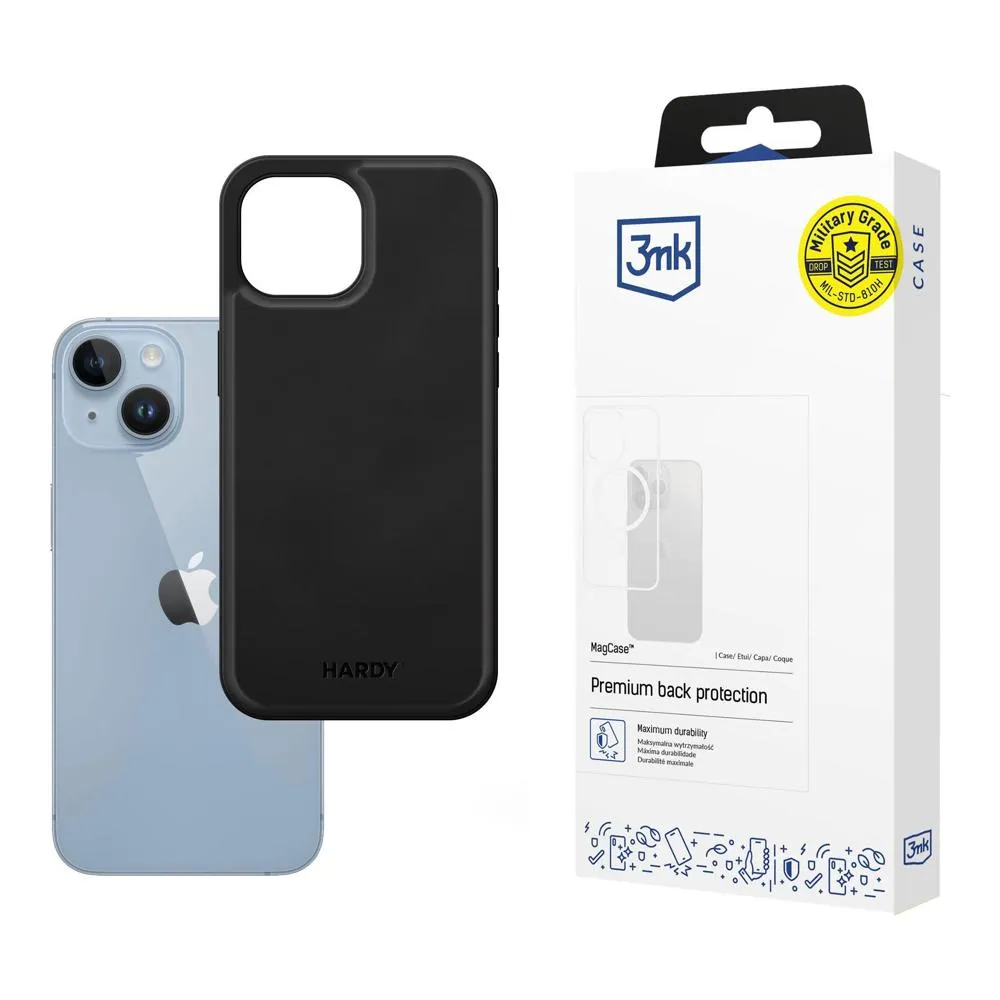 Pouzdro na Apple iPhone 14 - 3mk Hardy Silky Leather MagCase