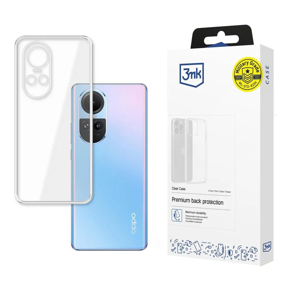 Pouzdro na Oppo Reno 10 (CPH2531)/Pro - 3mk Clear Case