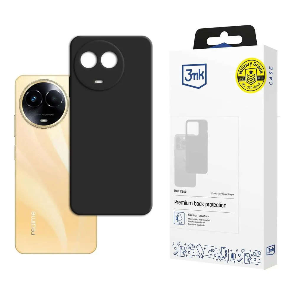 Pouzdro na Realme 11 5G - 3mk Matt Case Černá