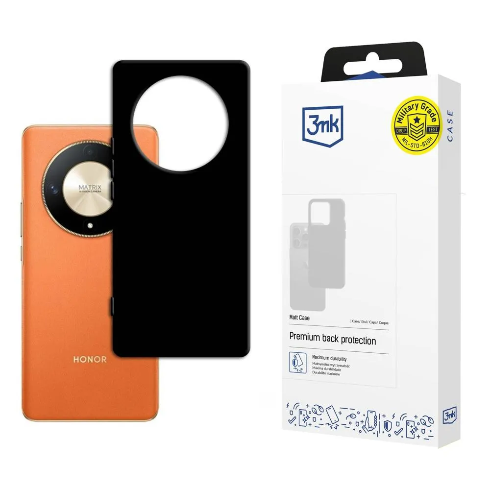 Pouzdro na Honor Magic6 Lite 5G - 3mk Matt Case Černá