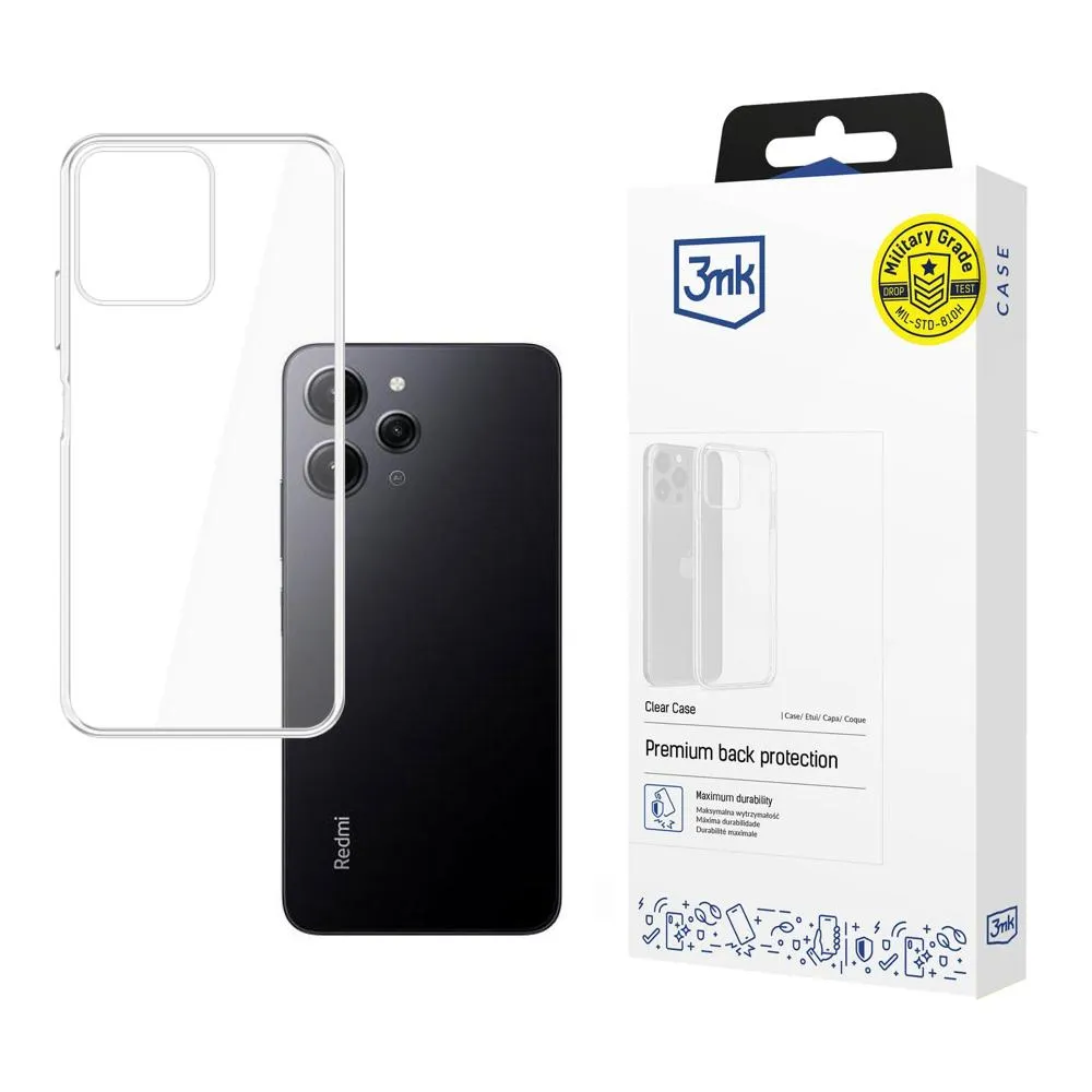 Pouzdro na Xiaomi Redmi 12 - 3mk Clear Case