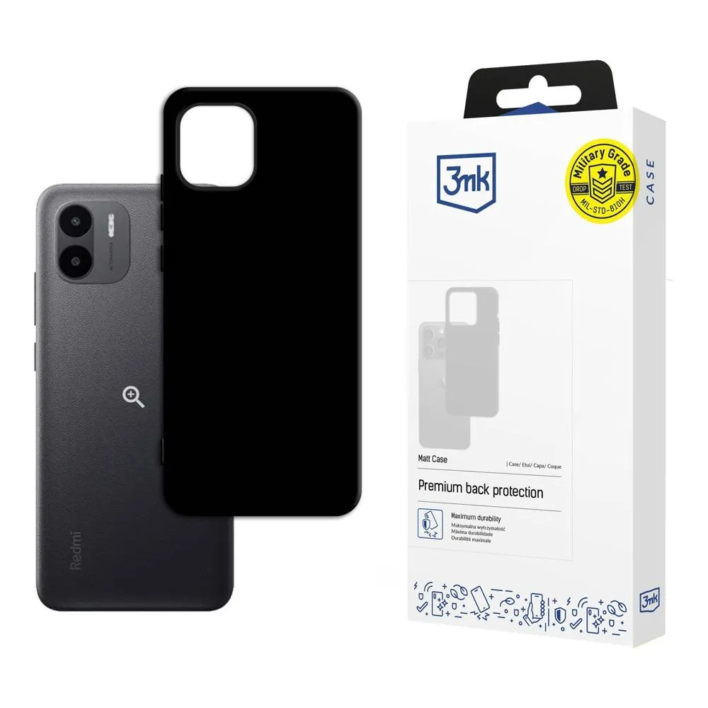 Pouzdro na Redmi A2 - 3mk Matt Case Černá