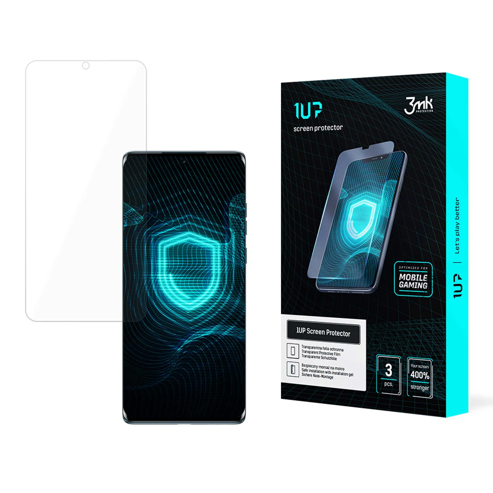 Ochranná fólie na Motorola Edge 50 Fusion - 3mk 1UP ochránce obrazovky (3 kusy)