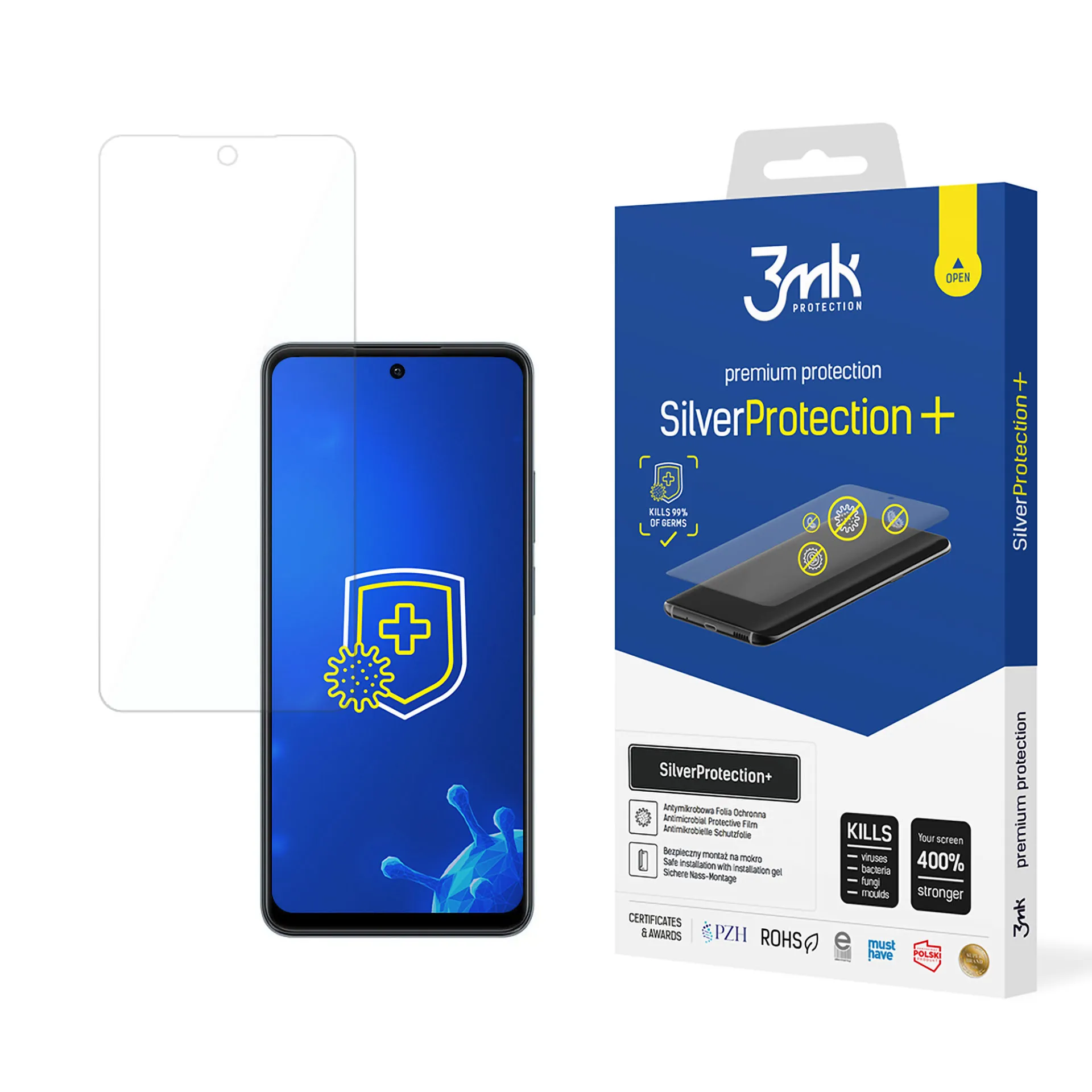 Antinárazová ochranná fólie na Realme C65 - 3mk SilverProtection+