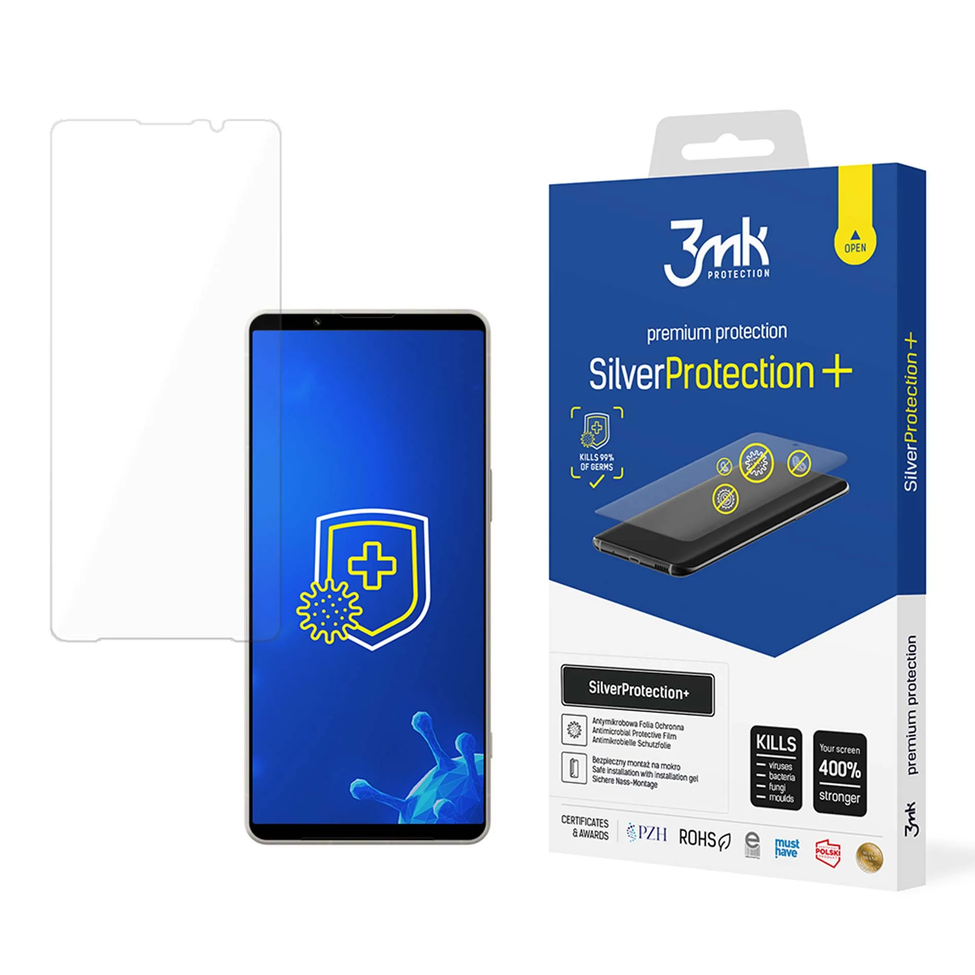 Antinárazová ochranná fólie na Sony Xperia 1 VI - 3mk SilverProtection+