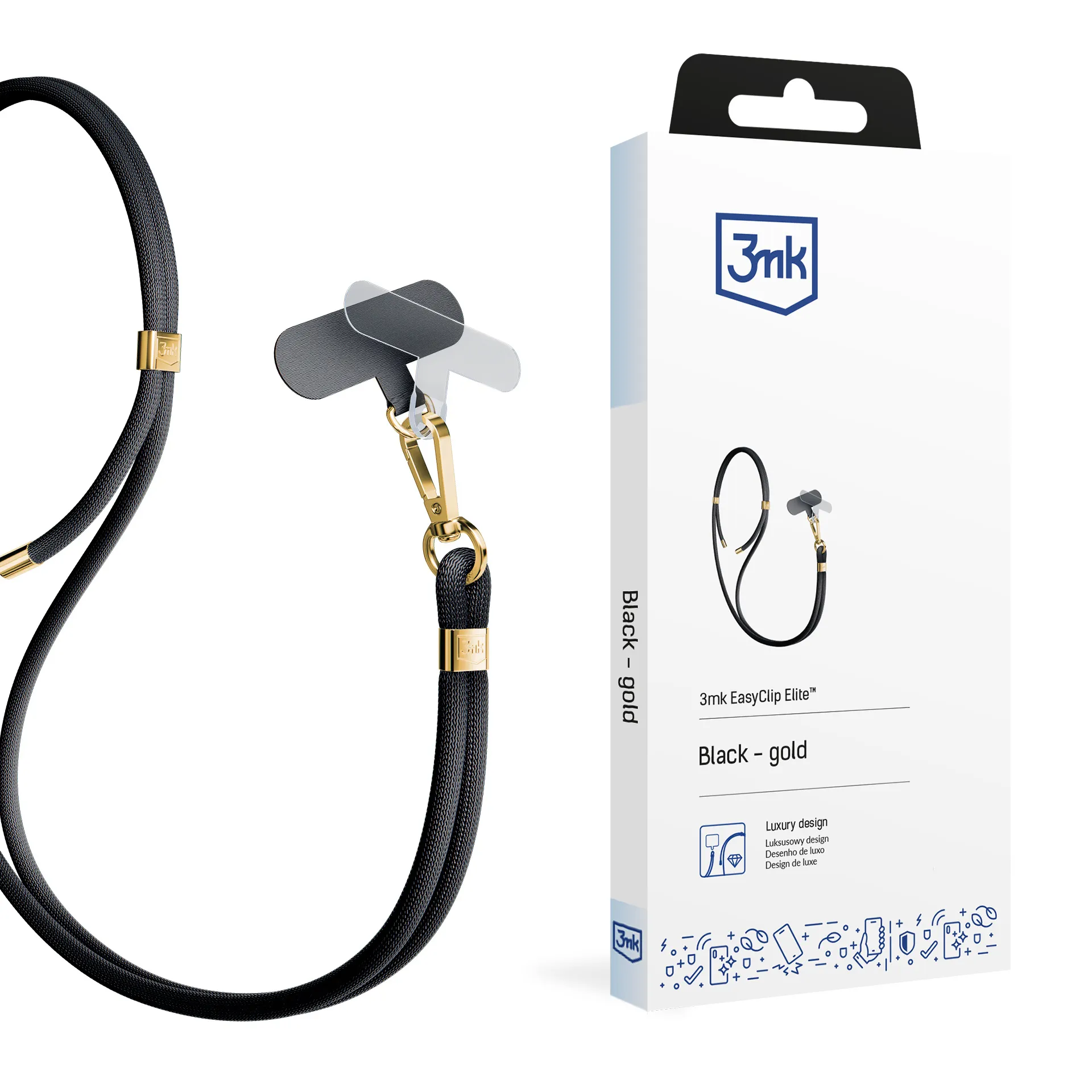 Smyč do smartphonu 3mk EasyClip Elite [kolor1] ([kolor2])
