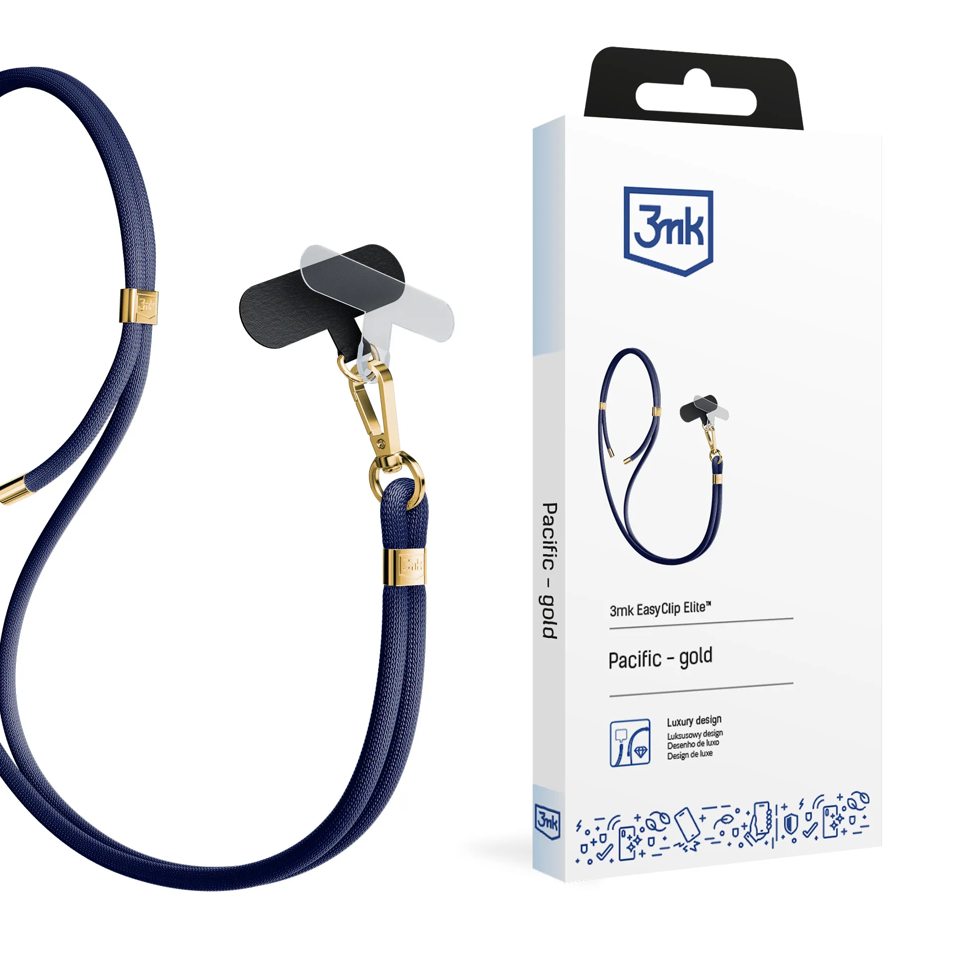 Smyč do smartphonu 3mk EasyClip Elite [kolor1] ([kolor2])