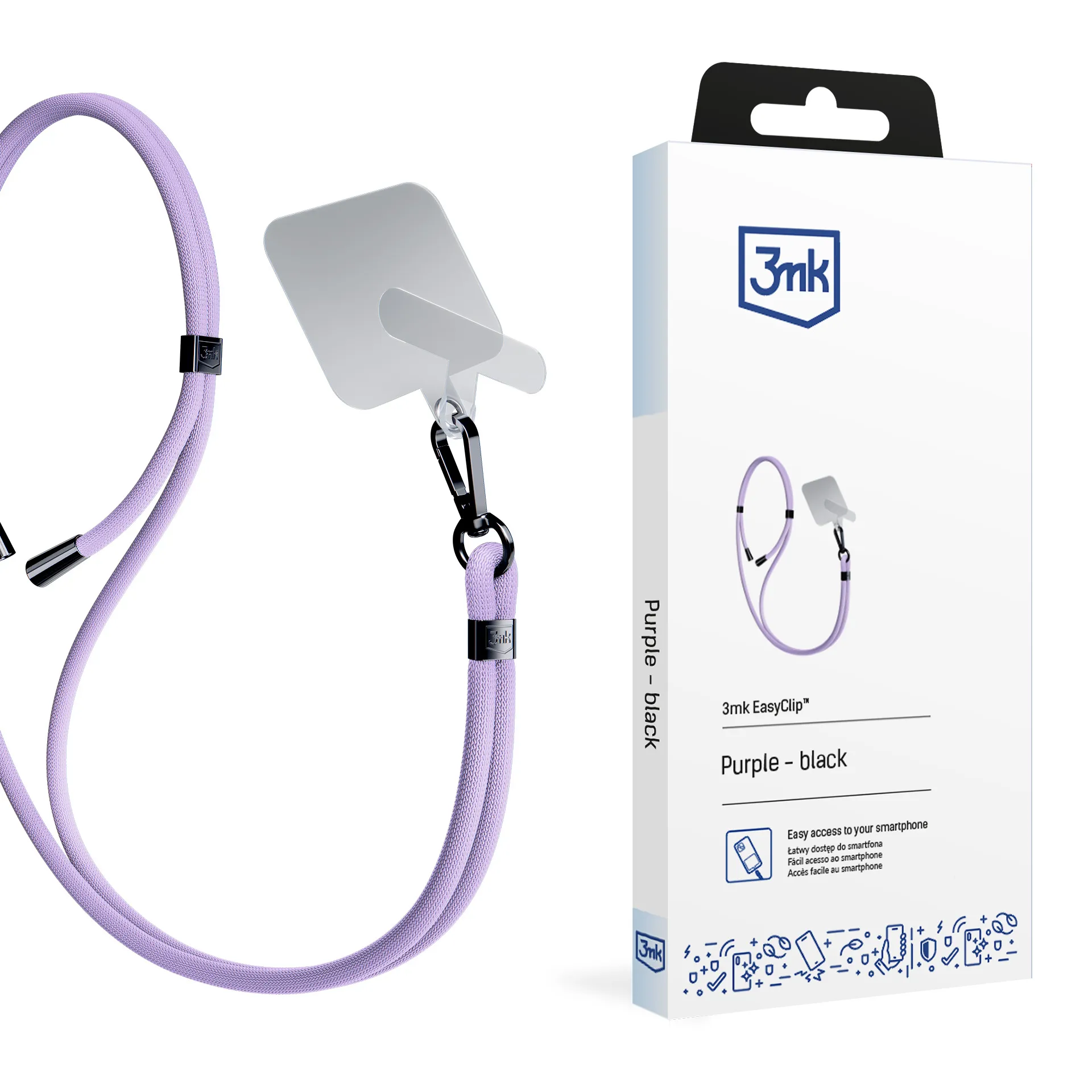 Smycz do smartphonu 3mk EasyClip [kolor1] ([kolor2])