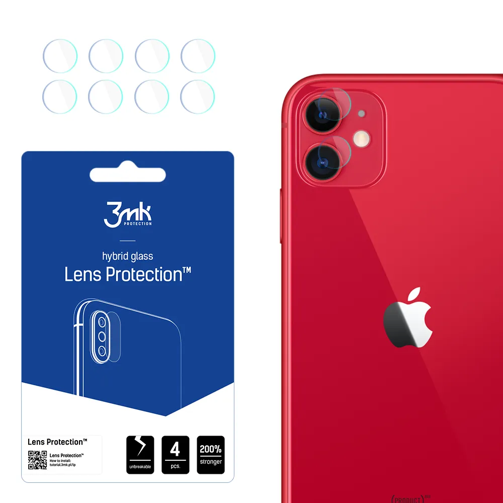 Sklo na objektiv fotoaparátu do Apple iPhone 11 - 3mk Lens Protection