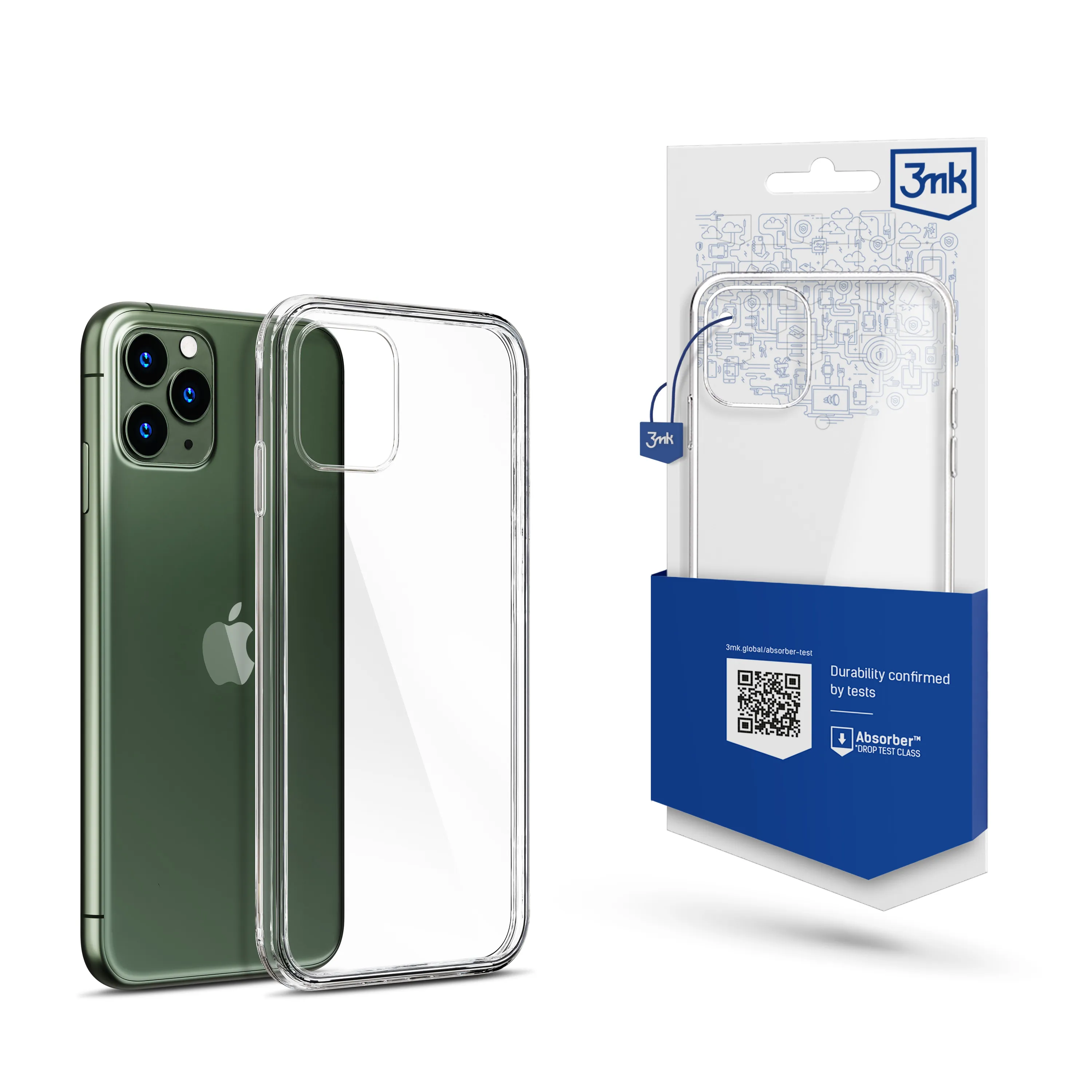Pouzdro na Apple iPhone 11 Pro - 3mk Clear Case
