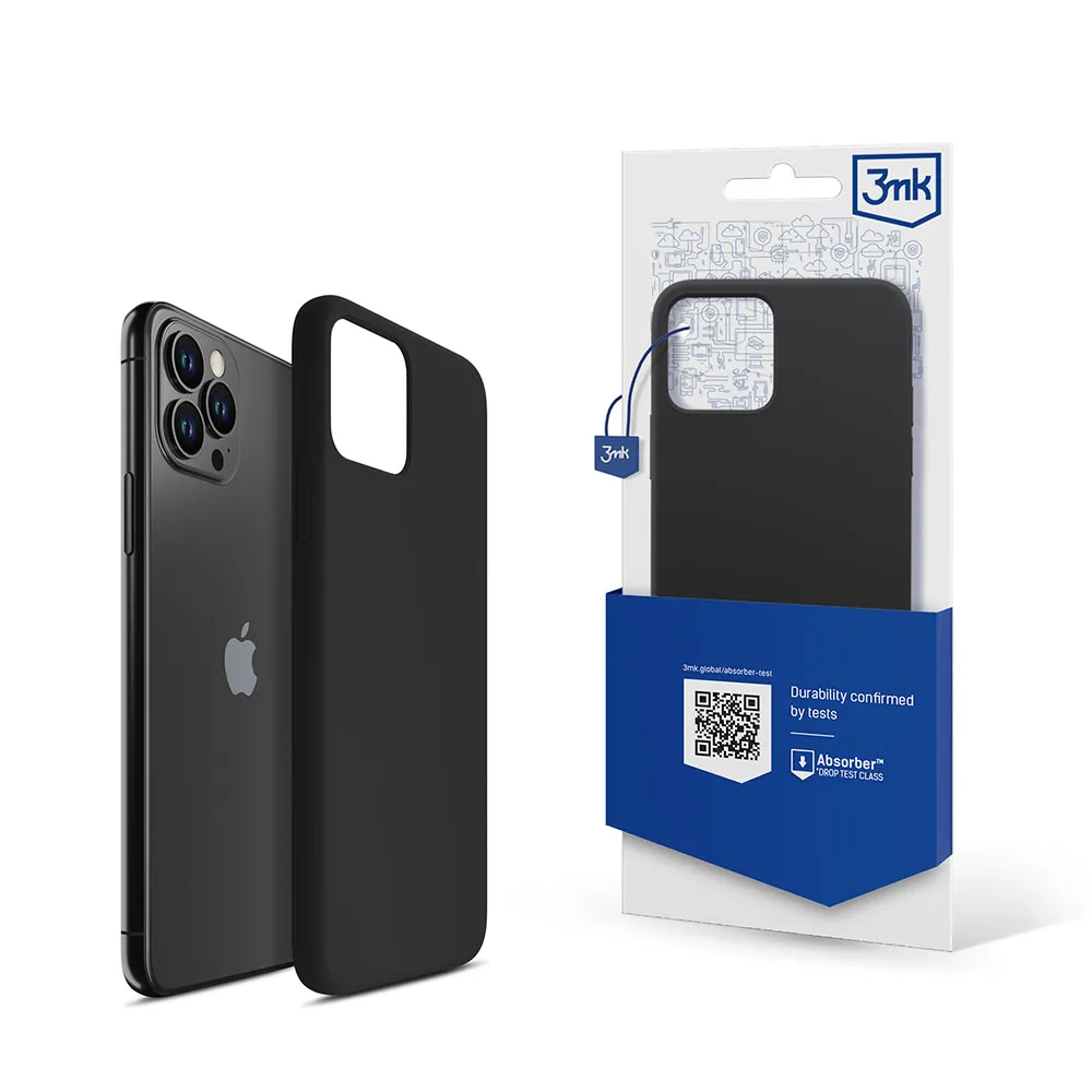 Pouzdro na Apple iPhone 11 Pro Max - 3mk Silikonové pouzdro Černé